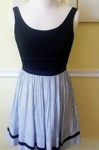 Loft Eyelet Seersucker Tank Dress